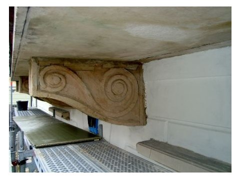 Element balkonu po wykonaniu czyszczenia